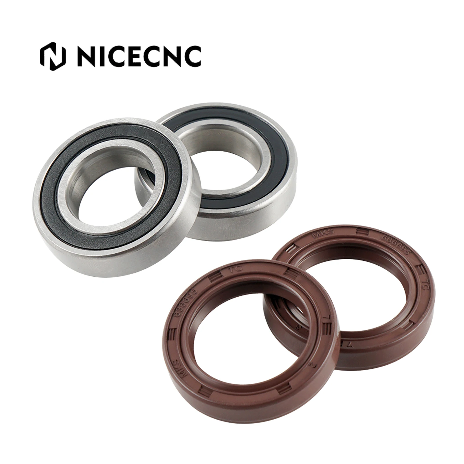 

NiceCNC For Honda CRF250R CRF450R 2004-2021 CRF250X CRF450X CRF 250RX 450RX 450L 450RL CR125R CR250R Front Wheel Bearing Seal