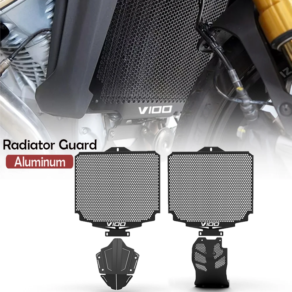 

Motorcycle Engine Guard Grille Protection Cover Motorcycle Parts Radiator Guard For Moto Guzzi V100 S Mandello V100S 2022-2025