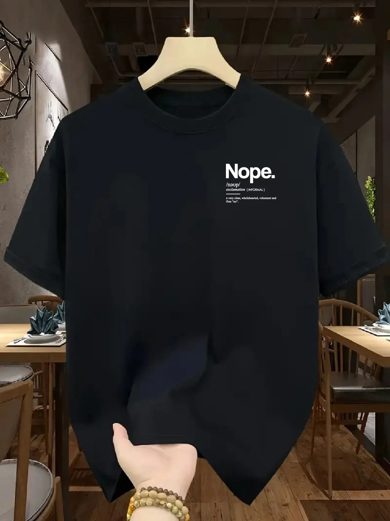 Men's 100% Cotton T-Shirt Minimalist 