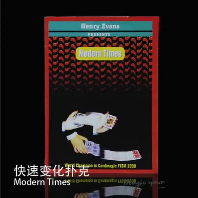 

Modern Times By Henry Evans Visual Card Magic Close up Magic Trick Magia Magie Magician Prop Accessory Illusion Gimmick Tutorial