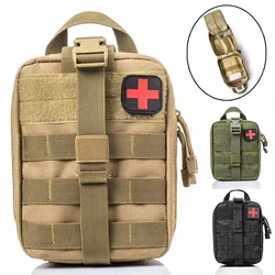 Kits de primeros auxilios tácticos, bolsa médica de emergencia para caza al aire libre, coche, Camping, herramienta de supervivencia Molle, organizador EDC, bolsa médica