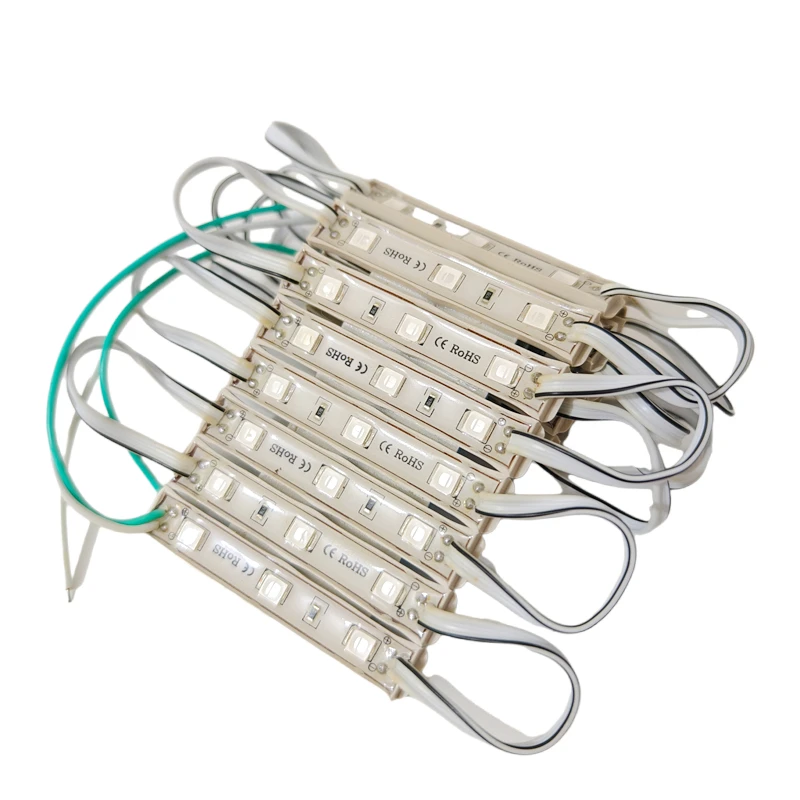 100 stks/partij Super Heldere SMD 5054 LED Module Advertentie Ontwerp Hoge Kwaliteit LED Module Verlichting 3 LED DC12V