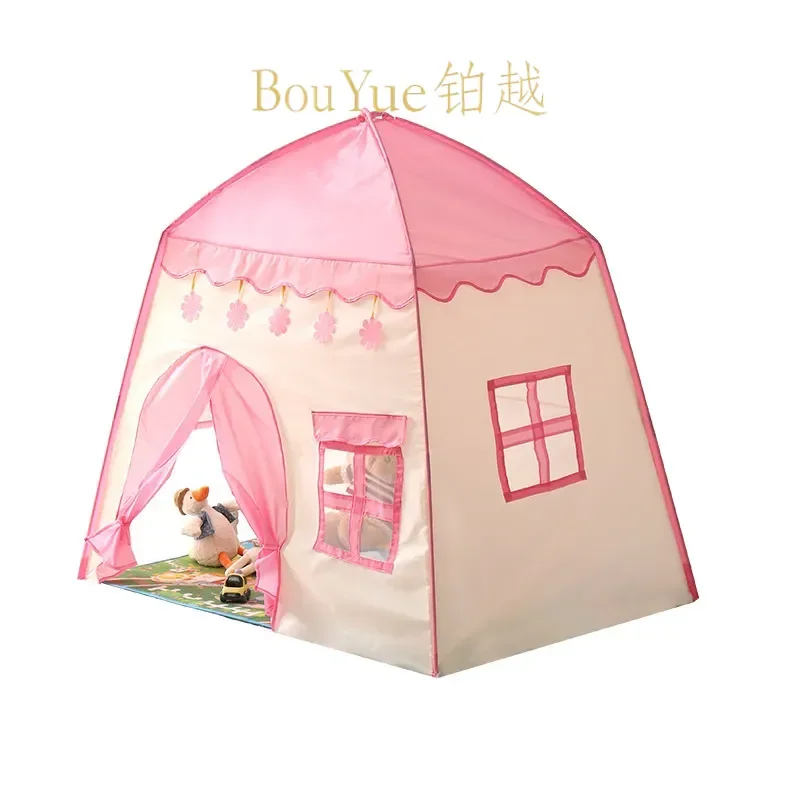 Custom Indoor Princess Tent for Kids Baby Sleeping Bed Castle Playhouse Toy House Birthday Gift Children Room Decor
