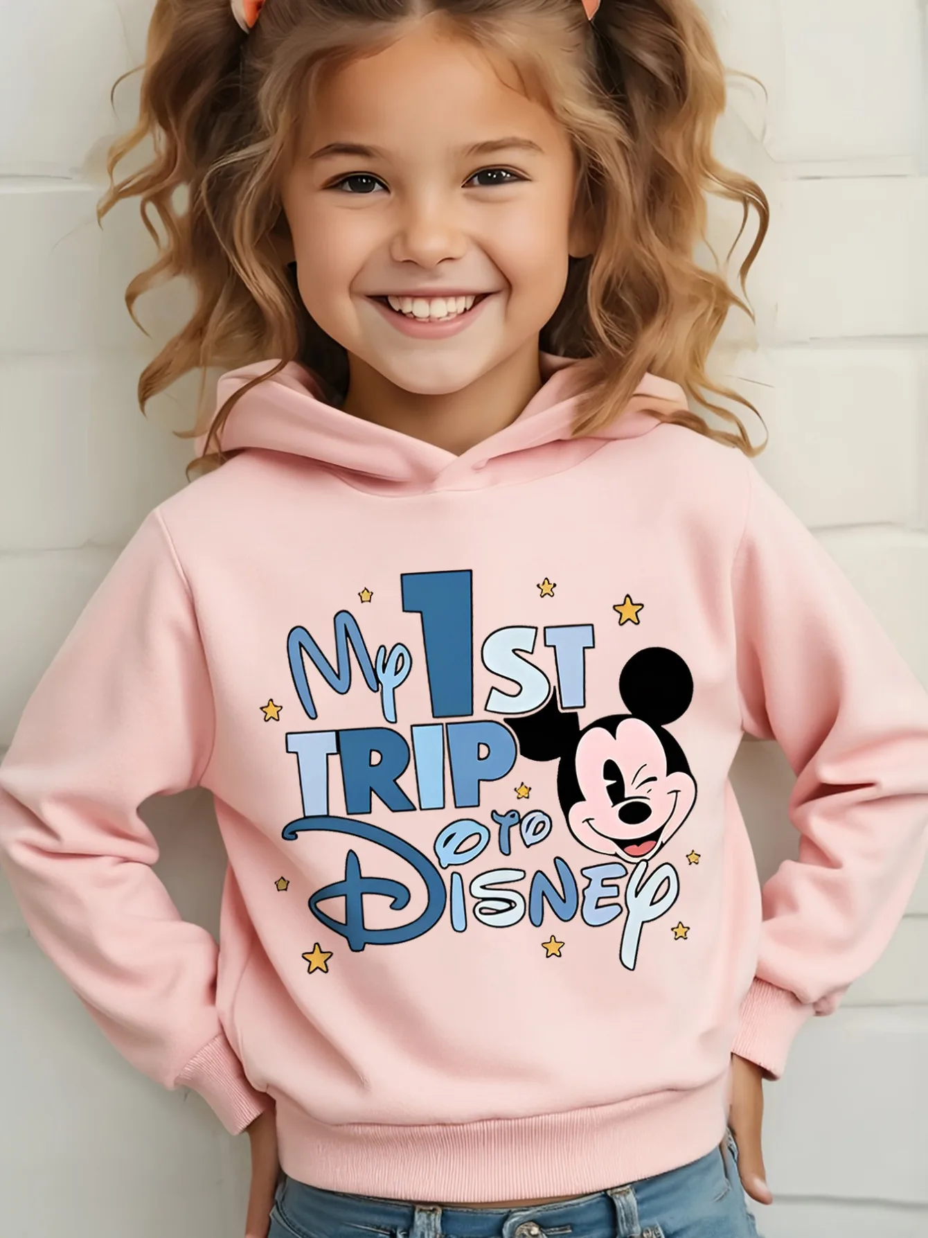 2026 ديزني شخصية للأطفال ملابس طويلة الأكمام لطيف ميكي وميني ديزني لاند الأسرة طبعة هوديي هدية الهالوين #1