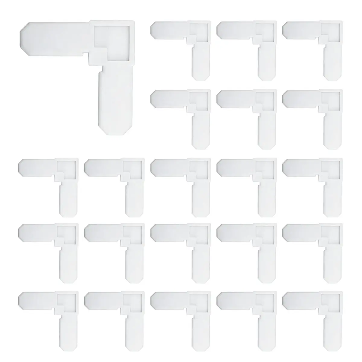 100Pack Screen Frame Corner Replacement 5/16 in X 3/4 in for Window/Door Screen Corners for Sliding/Casement Window