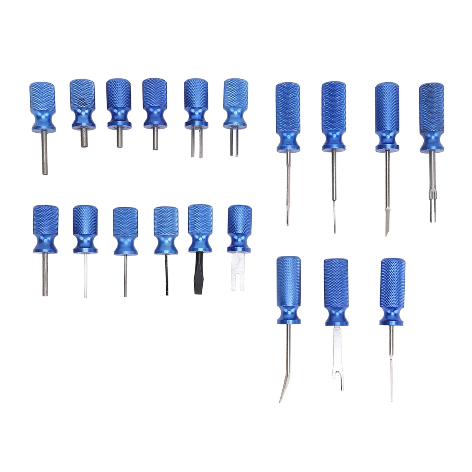 

Универсальный автомобильный комплект для разблокировки клемм, 19 шт. — противоскользящая ручка, набор инструментов для разъема штыревого разъема автомобильного электрического провода