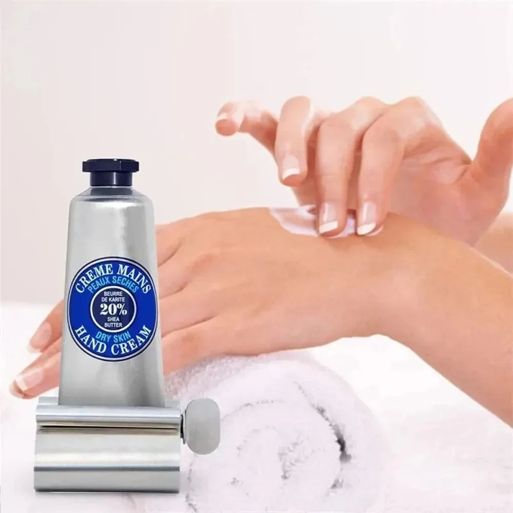 Manual Toothpaste Squeezer 304 Stainless Steel Tube Roller For Bathroom Save Toothpaste Cream Dispenser End Waste