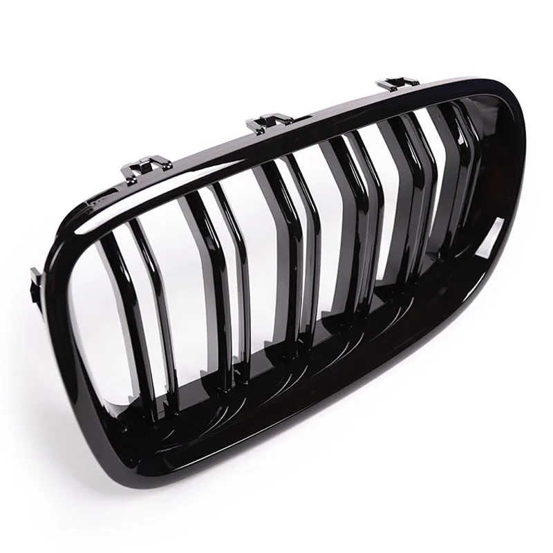 Car Front Grille Kidney Racing Grill Gloss Black Grilles For BMW 5 Series F10 F11 F18 520 523 525 520d 530d 540i 10-17 Grills