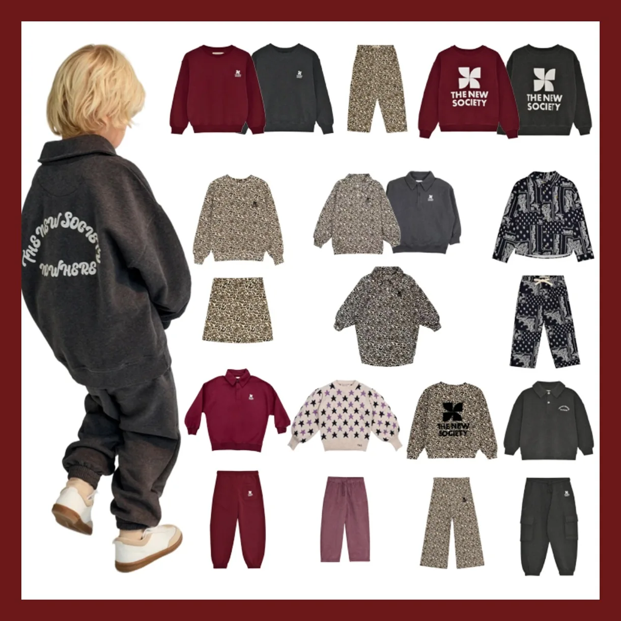

Kids Clothing 2025 Autumn/Winter New Product: Leopard Pattern Series for Boys and Girls with Velvet Hoodies and Pants