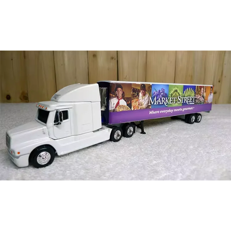 

Литой под давлением ERTL масштаб 1:64 рынок, уличный прицеп, американский контейнер для супермаркетов, модель автомобиля из сплава, Коллекционная игрушка, подарок, сувенир