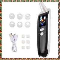 B75A Face Nose Acne Black Dot Pimple Blackhead Remover Electric Blackhead Vacuum Cleaner Pore Skin Care Tools Machine With 6 Hea