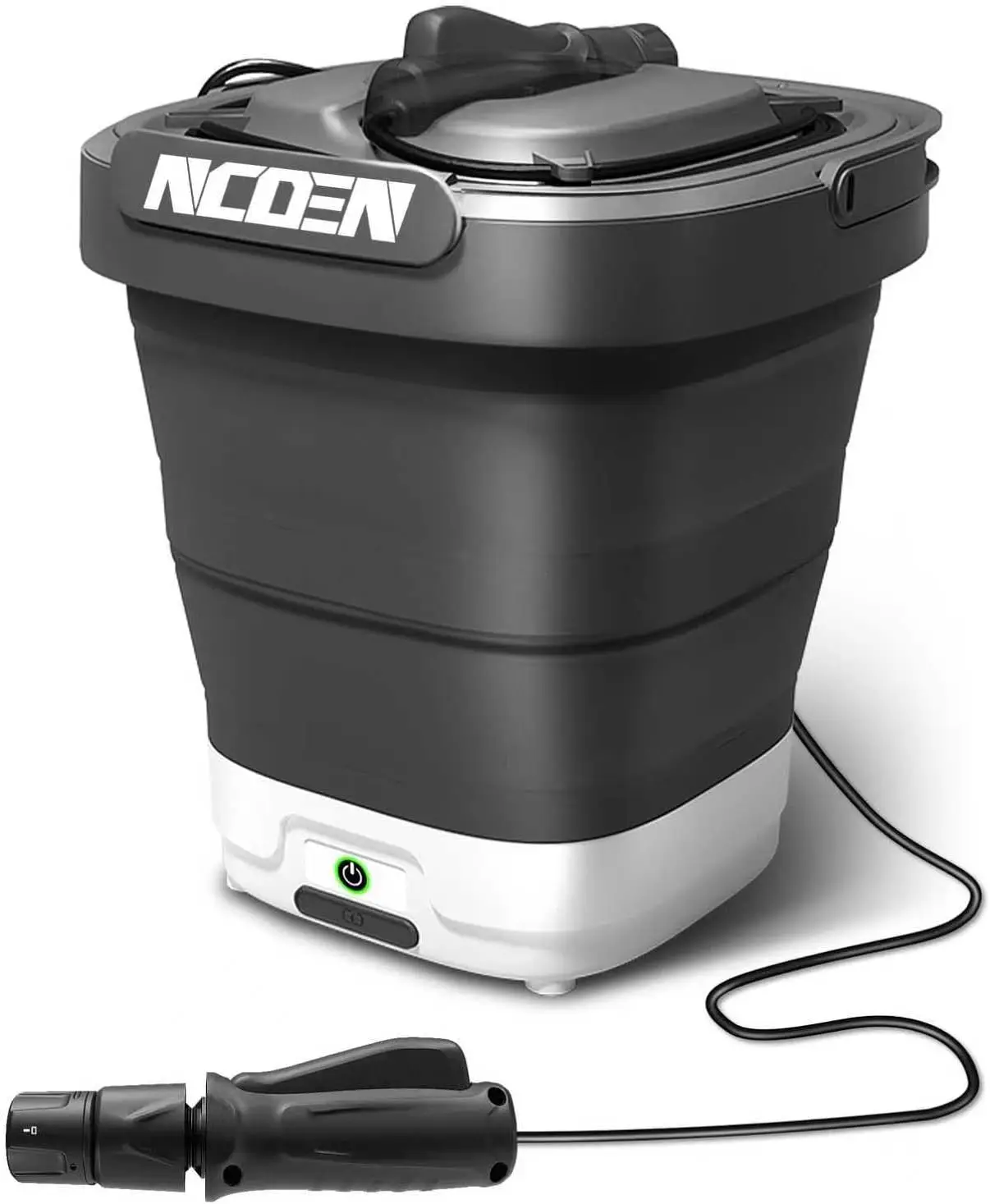 

Portable Pressure Washer Cordlwith 12L Tank, 4-in-1 Nozzles for Car, Bike, Pet, Garden, Camping