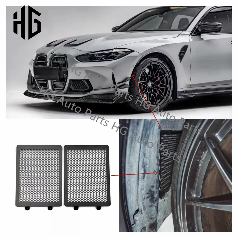 

Wheel Rims Inside Grille Protection Body Parts For BMW M3 M4 G80 G82 G87 Wheel Hub Grille Interior Trims Metal Materials