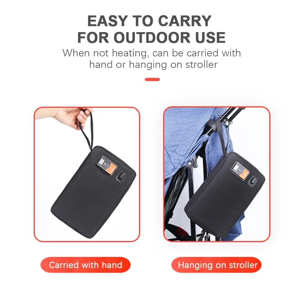 جهاز تسخين مناديل USB محمول للمسح الرطب للأطفال ، سعة كبيرة ، من 30 ℃ إلى 60 ℃ ، درجة حرارة قابلة للتعديل #5