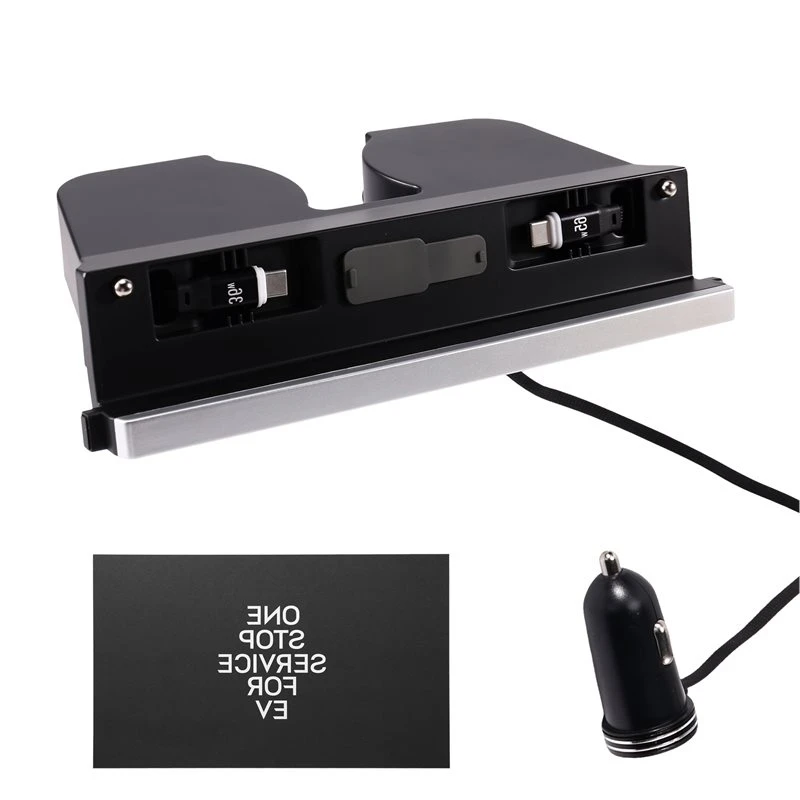A80X-Quick Charger Expansion Dock 65W For Tesla Model 3 Y YL Highland Juniper USB Shunt Hub Intelligent Docking Station
