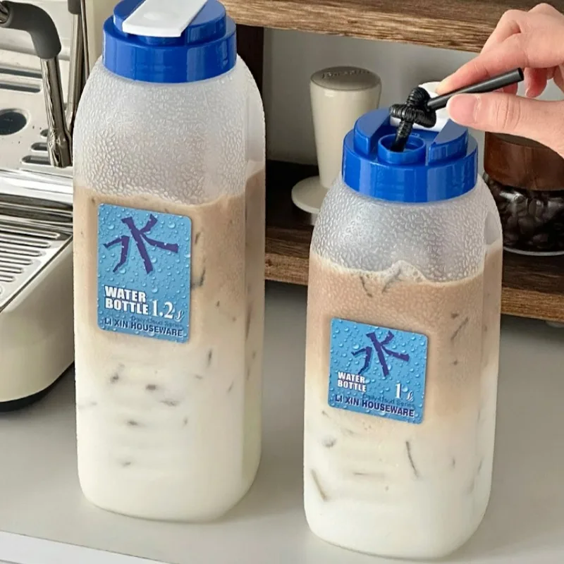 Portable Cold Water Cup Large-Capacity Household Food-Grade Water Bottle Cold Brew Tea Cups On-the-Go Travel Cups