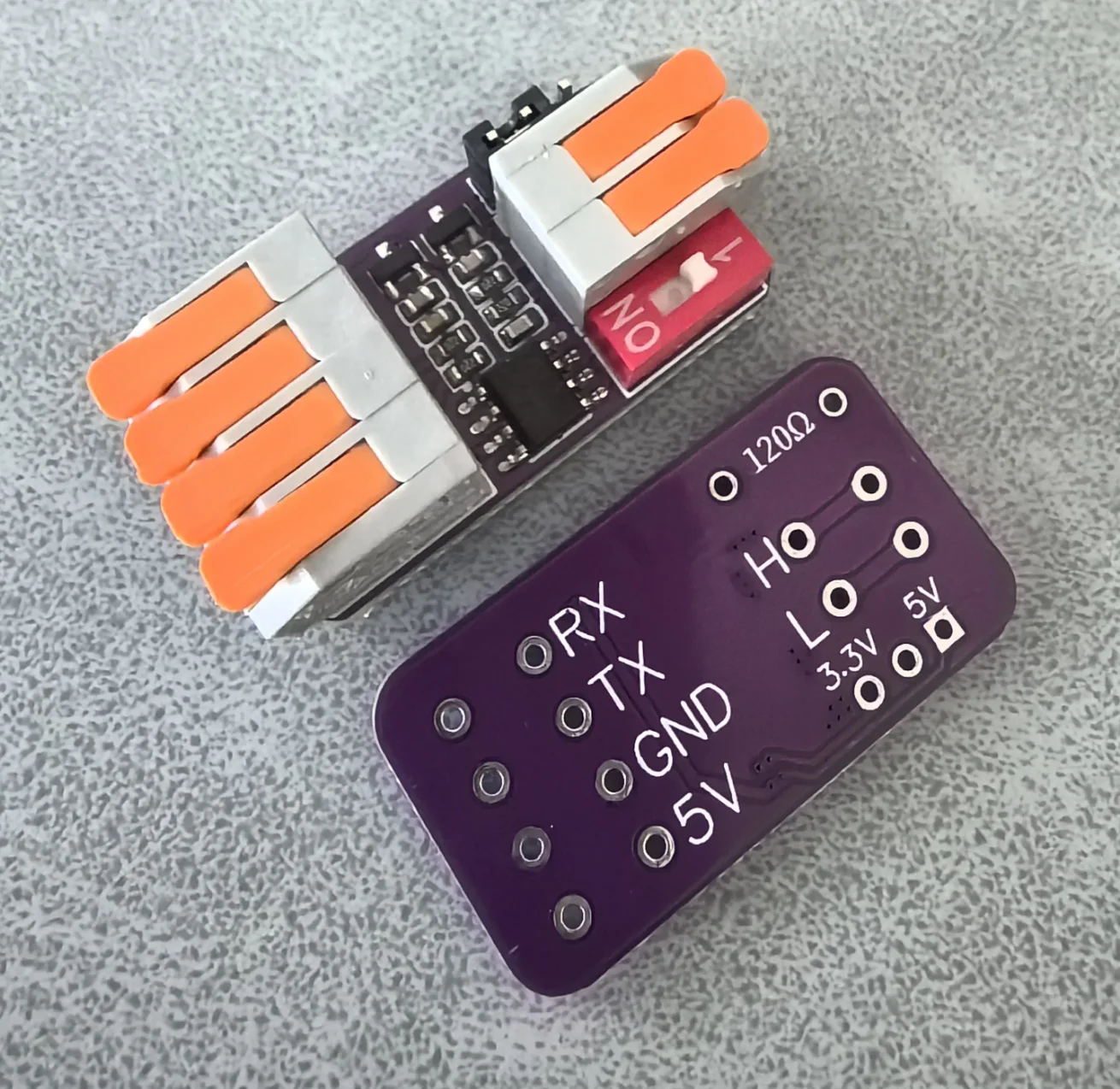 CANFD/CAN transceiver module, compatible with 3.3V and 5V communication, with the highest rate support of 5M/8M