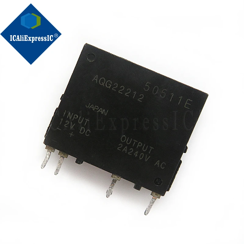 솔리드 스테이트 릴레이, 에어컨 릴레이, AQG22212, AQG22212B02, 12VDC, 4 피트, 1 개