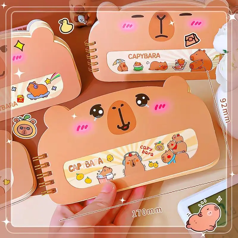 Aesthetic offices accessories kawaii stationery back to school diary Agenda weekly planner capybara notebook Notepad Sketchbook