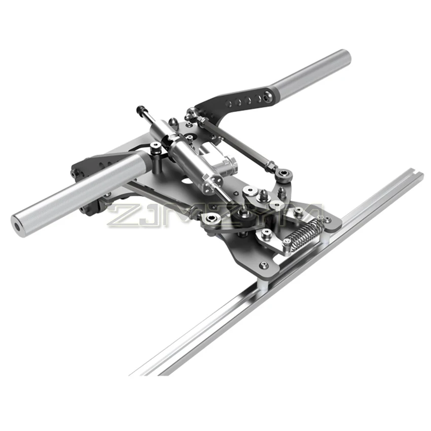 All Metal SN1 Flight Foot Rudder Helicopter Foot Rudder Flight Rudder Pedals Flight Simulator Rudder Pedals Including Damper
