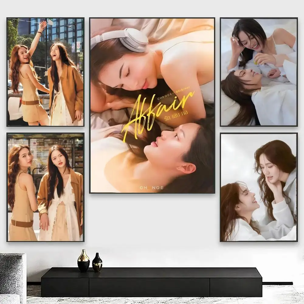 GL Romantic Dramatic Series A-Affair the Series Painting Calligraphy Canvas Art Styles, Wall Art Decor, Living Room Decor