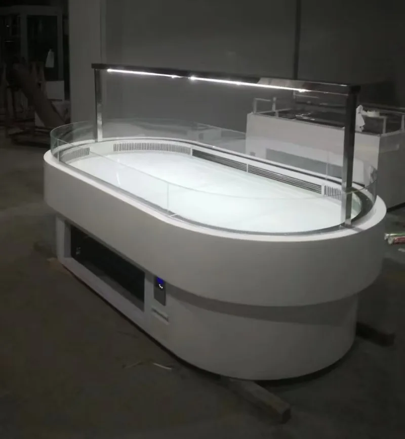 Refrigerated Display Case for Pastries with Corner Design Options