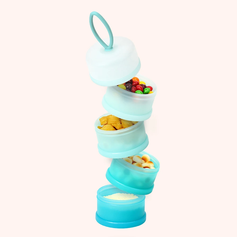 

2pcs Milk Powder Storage Box Portable Infant Formula Container Durable Large Capacity Travel Outdoor Baby Food Storage