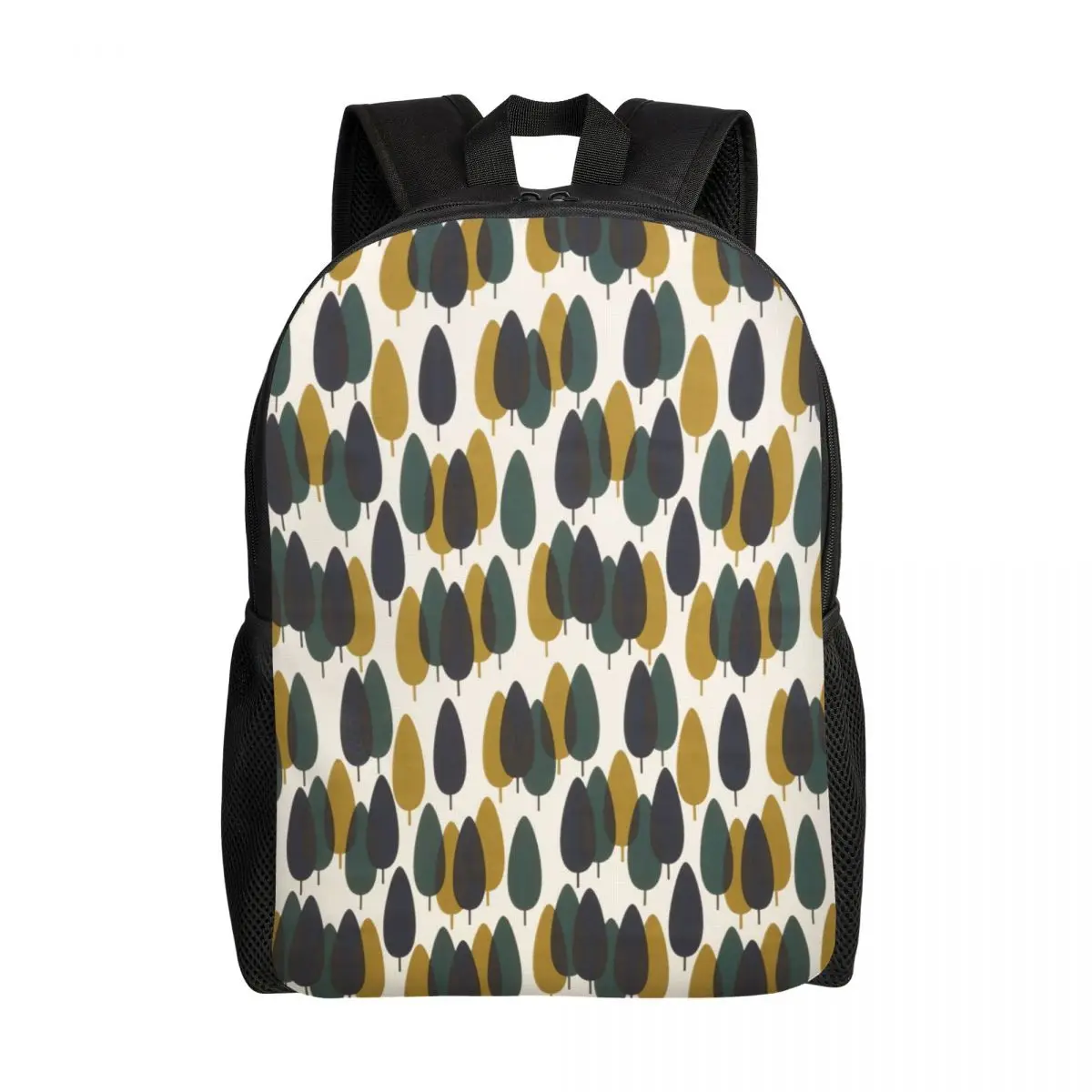 

Custom Orla Kiely Alpine Forest Furnishing Fabric Travel Backpack Women Men School Laptop Bookbag College Student Daypack Bags