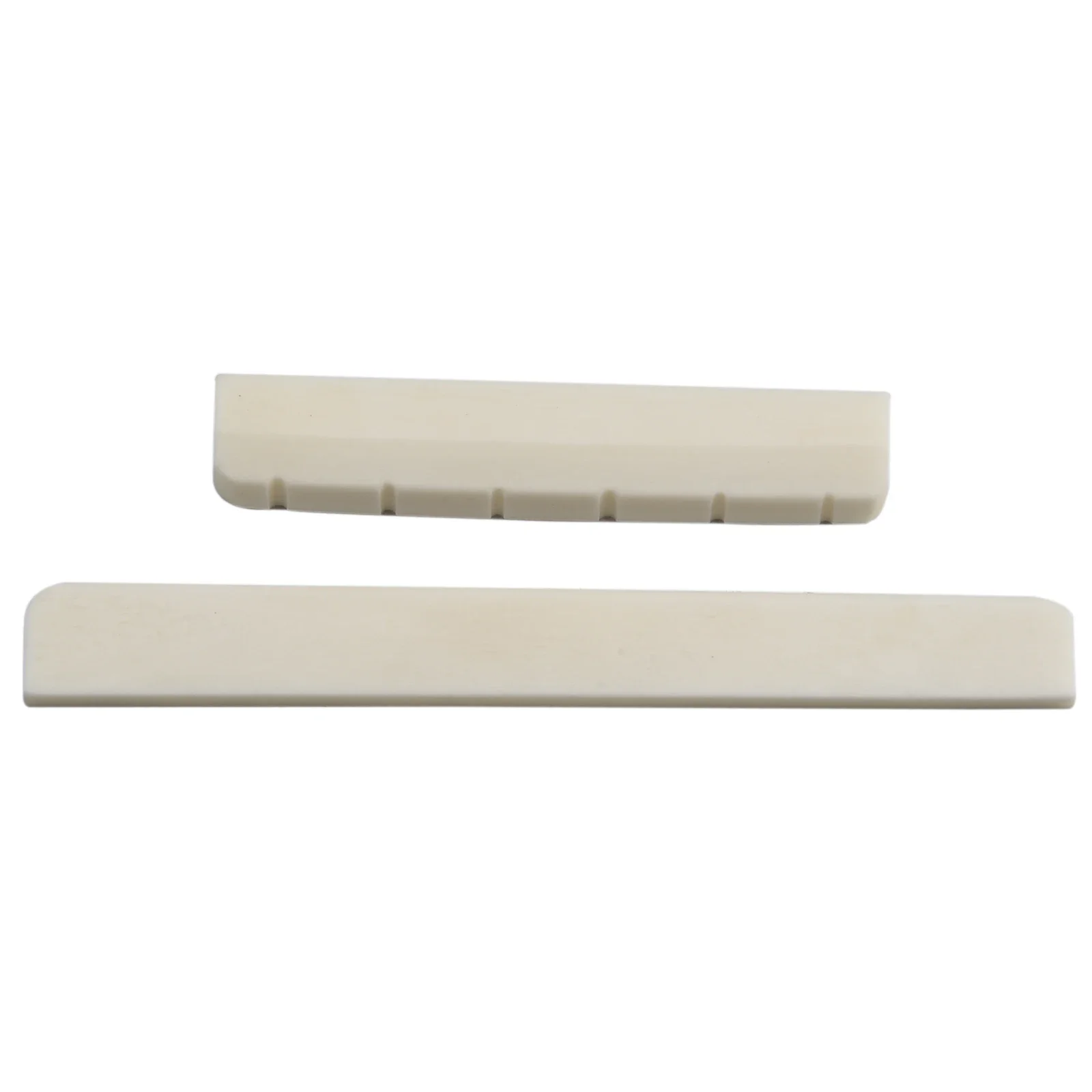 

Genuines Bone Guitar Nut And Saddle Set For Classical Guitars White Bone With Minimal Porosity 6 String Guitar Accessories