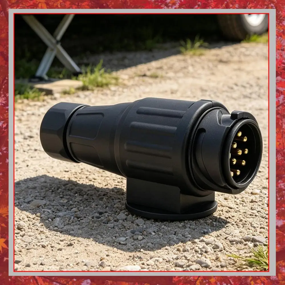 

12V 13 Pin Socket Adapter Caravan Accessories Socket Plug Converter Caravan Trailer Electrics Plug for Vehicle RV Car Truck