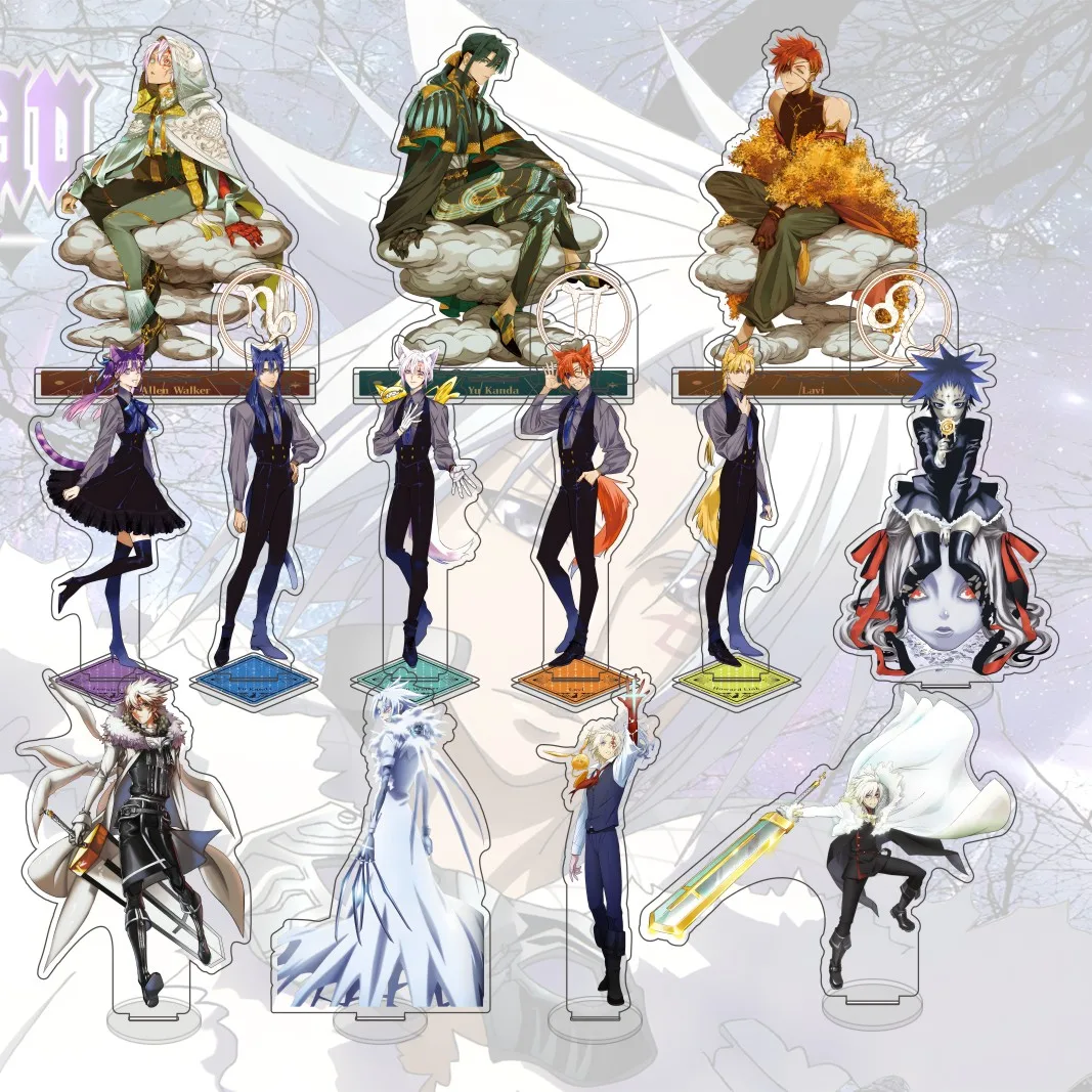 Figura Acrílica de 15cm de Anime D.Gray-man, Allen Yu, Lenalee, Lavi, Alma, Modelo de Escritorio, Decoración Exquisita, Regalo para Fans, Llavero