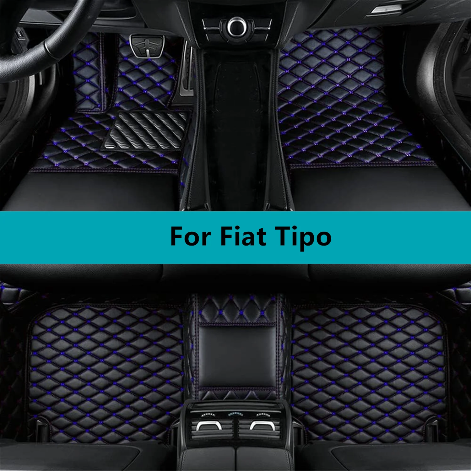 

Custom Car Floor Mats For Fiat Tipo 2017 2018 2019 2020 2021 2022 All Weather Waterproof Car Floor Mats