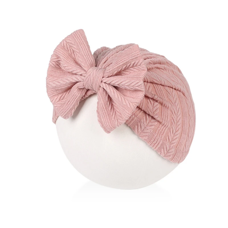 1 Pcs Children Baby Hat Kids Bowknot Cap Newborn Girls photography Props Spring Summer Beanie Turban Infant Props