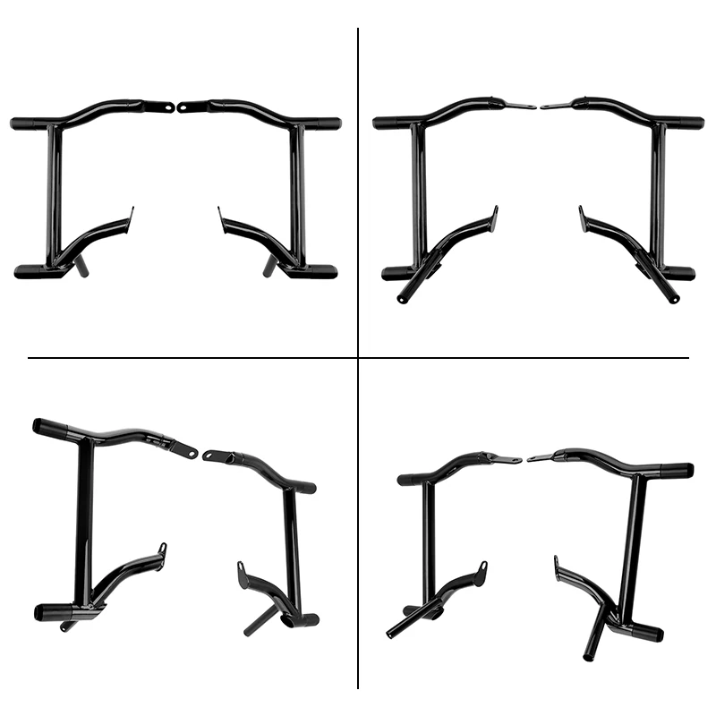 For Harley Touring Street Electra Glide Road King Glide 1997-2008 Motorcycle Saddlebags Guards Crash Bars Left Right Rails