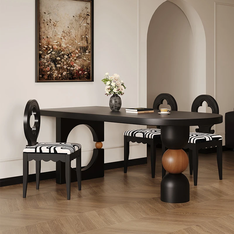 

Japanese Study Long Dining Tables Modern Luxury Room Dinette Dining Tables Cuisine Brown Muebles De Cocina Home Furniture