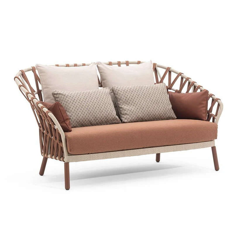 

Outdoor rattan sofa courtyard garden villa terrace reception room sofa coffee table