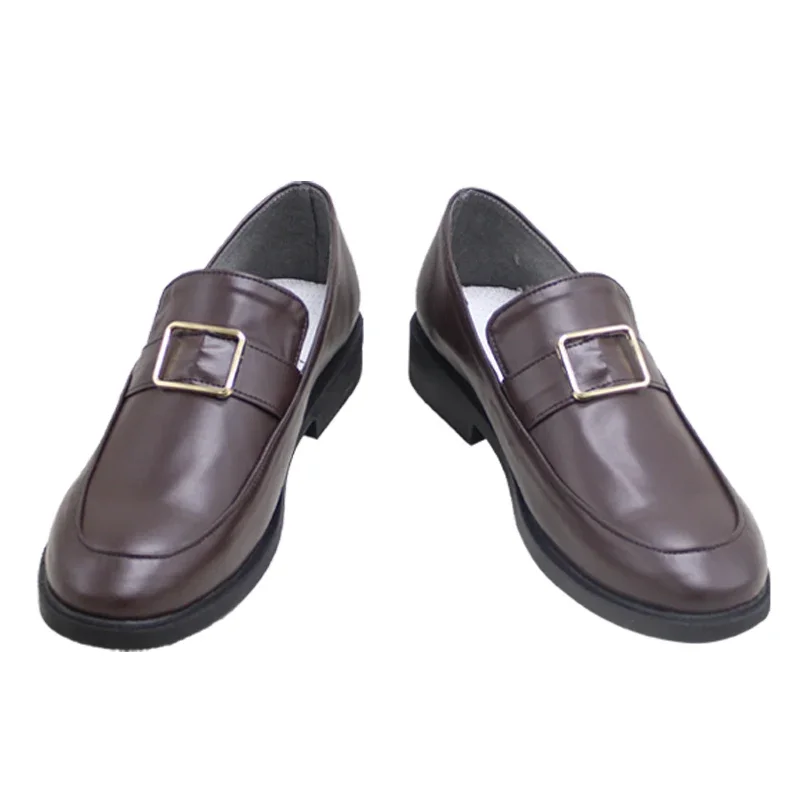 أحذية Lovelive Nijigasaki الثانوية Emma Verde التأثيرية أحذية الدعائم PU أحذية من الجلد أحذية كرنفال الهالوين مصنوعة حسب الطلب