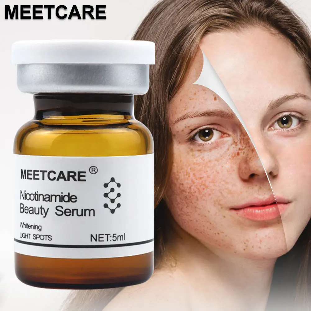 

5ml Anti Freckle Facial Serum Face Serum Nicotinamide Non Invasive Removal Dark Spots Anti Freckle Wrinkle Whitening Skin ﻿