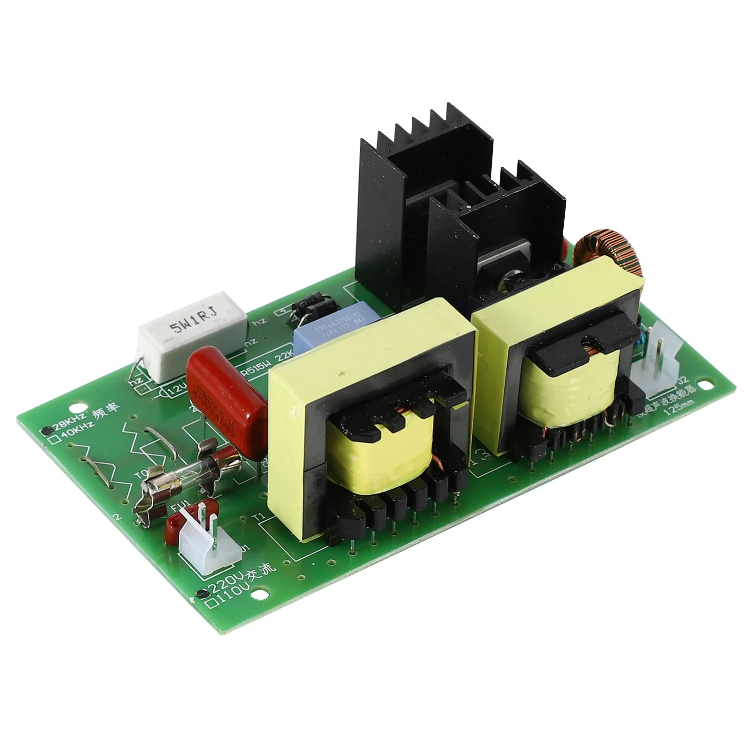 100W 28Khz Ultrasone Reinigingstransducer Reiniger Hoge Prestaties + Power Driver Board 220vac Ultrasone Reiniger Onderdelen