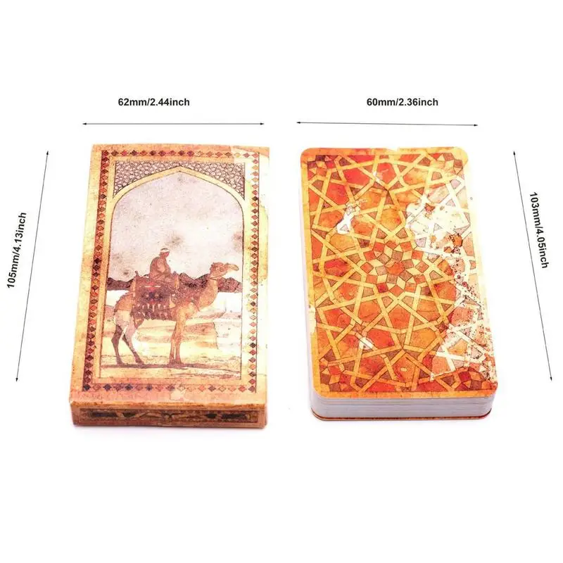 High-Quality Old Arabian Lenormand Oracle 39 Cards Tarot For Fate Divination Board Game Mysterious Divination Family Party Funny