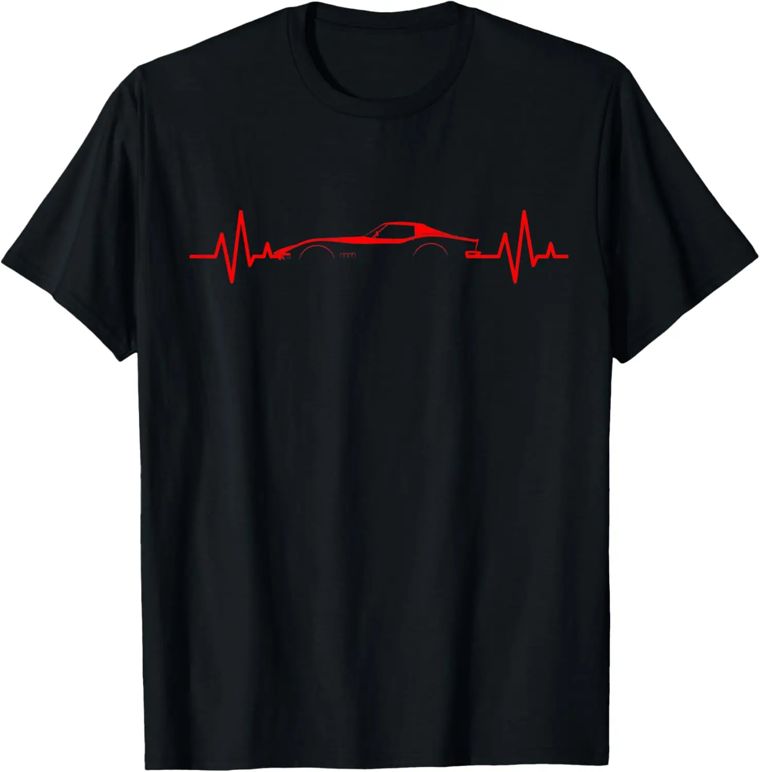 C3 Vette StingRay Z06 ZR1 Red Heartbeat Supercar Sports car T-Shirt