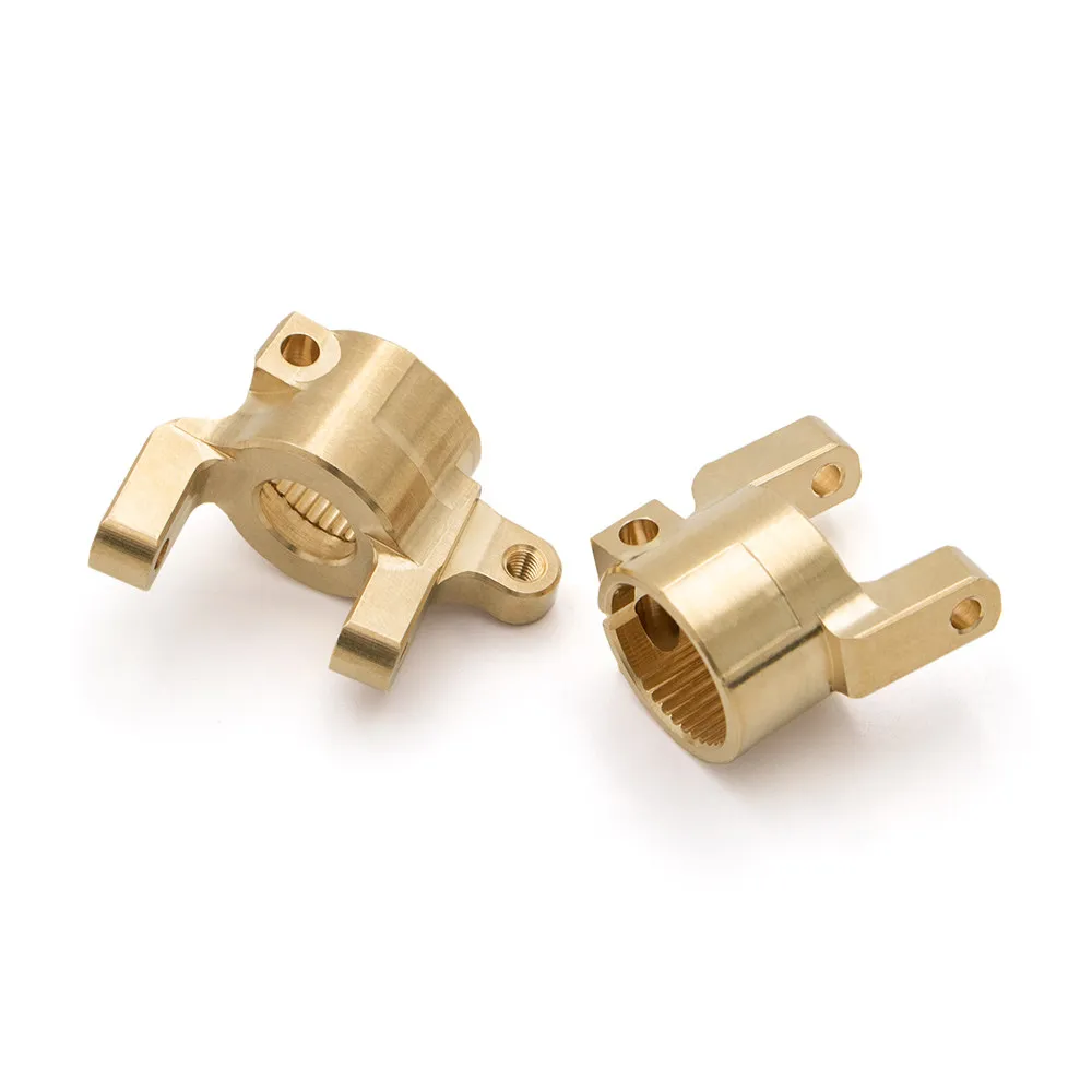 KYX simulation model toy car Axialscx10ii90046 front axle C-seat metal copper counterweight steering seat 1 pair