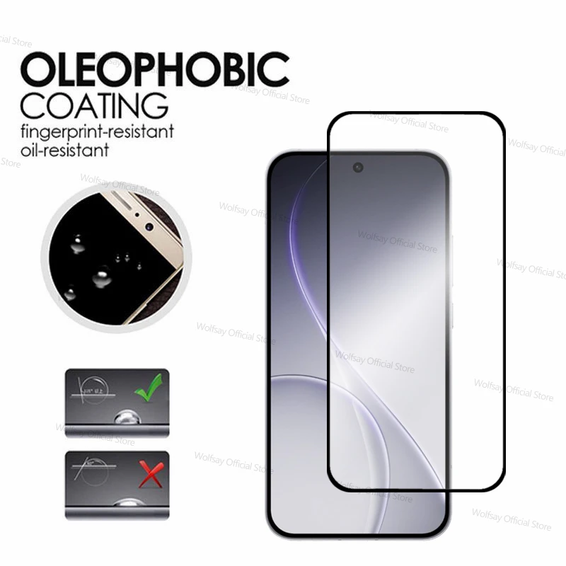 2-4 قطعة حامي الشاشة ل oppo Reno15 الصين الزجاج المقسى oppo Reno15 غطاء غراء كامل واقية الهاتف الزجاج ل oppo Reno15