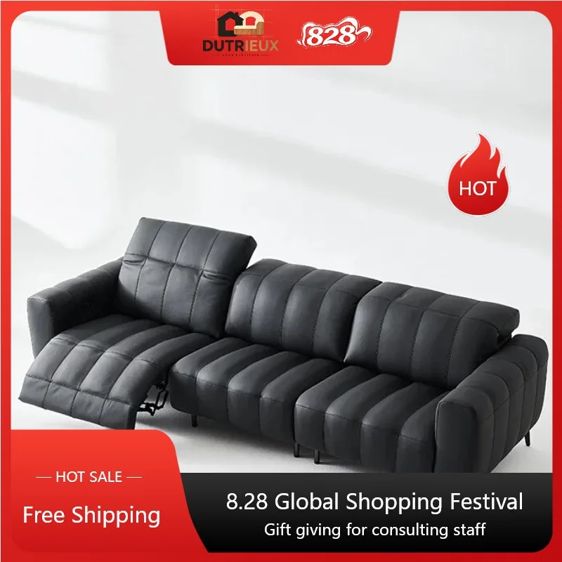 Designer Waterproof Recliner Sofa Good Quality Extendable Modern Electric Sofa Loveseat Luxury Divano Di Lusso Home Furniture
