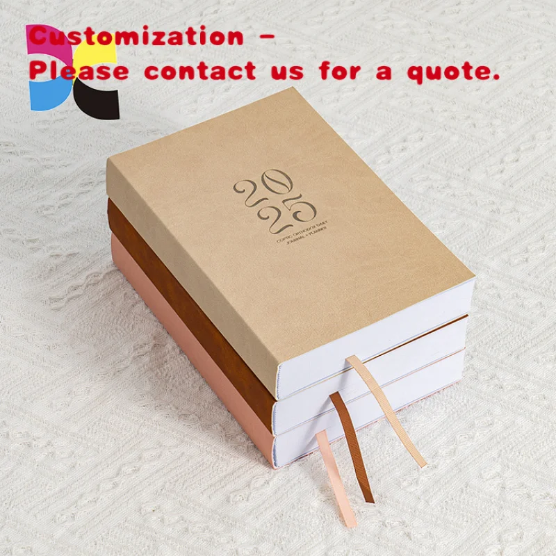 

custom.PU Leather Hard Cover Journal Planner Kraft Paper Coated Paper & Cardboard Printing Durable Book Product