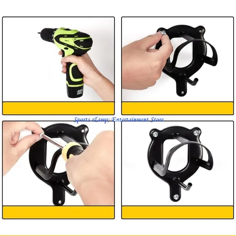G7NF Packung mit 12 flexiblen Aufbewahrungsbefestigungen für die Wandmontagestruktur von Gear Addons – Detail 2
