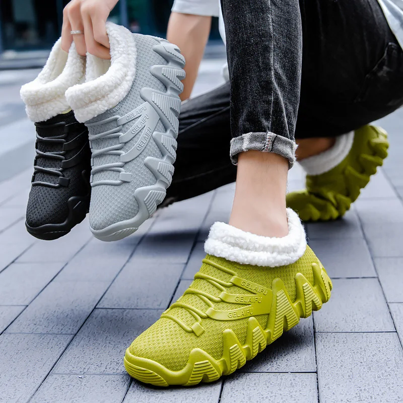 Fashion Rain Boots Men's Short Tube Shoes Waterproof Non-slip Rain Boots Low Help Wear-resistant Kitchen Work Flat Rubber Shoes - Image 5