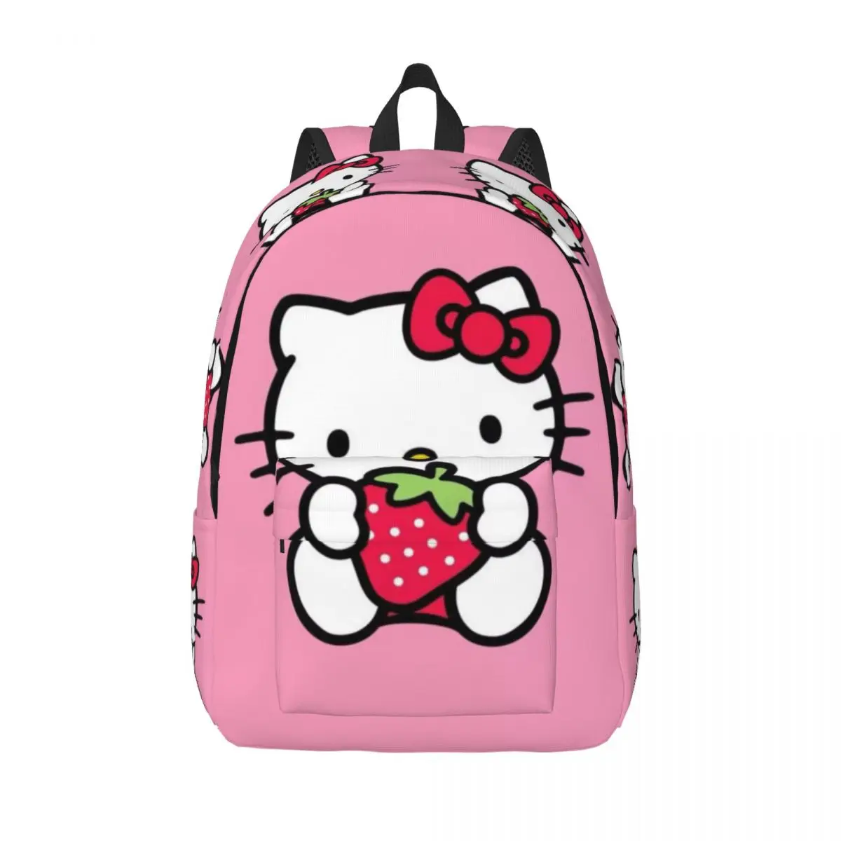 Custom Sanrio Hello Kitty Laptop Backpack Women Men Fashion Bookbag for School College Student Cartoon Bags