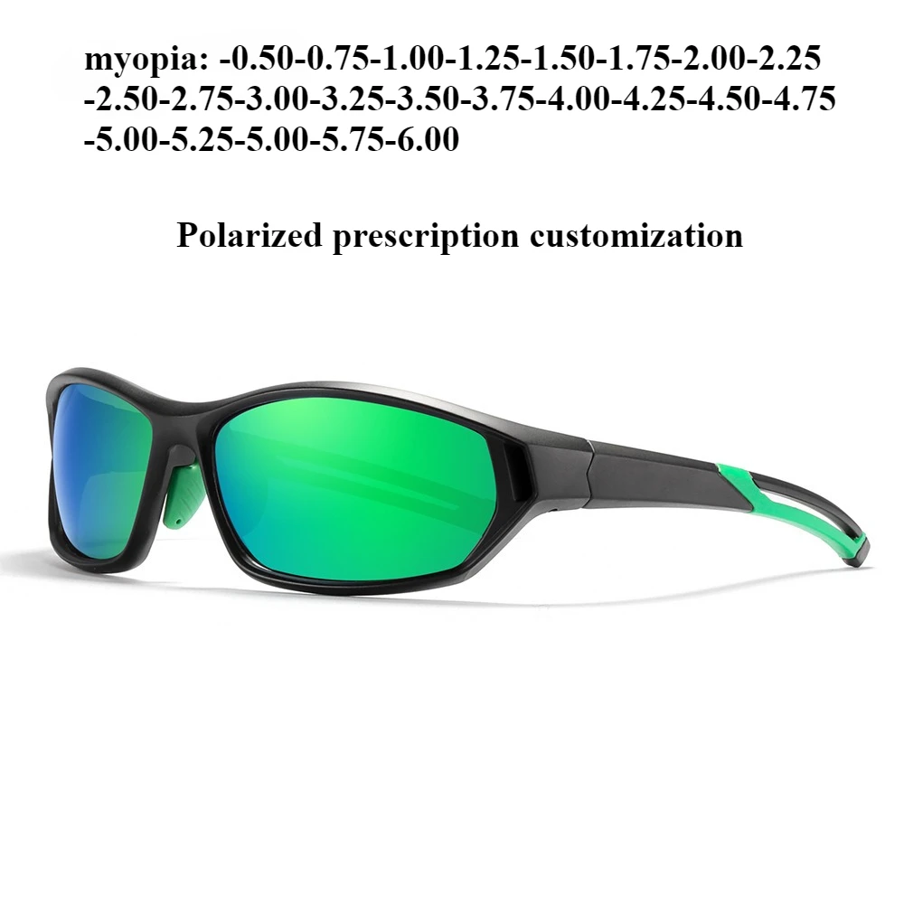 

Новые мужские поляризационные солнцезащитные очки TR90, сверхлегкие спортивные мужские и женские солнцезащитные очки могут быть настроены по рецепту при близорукости.