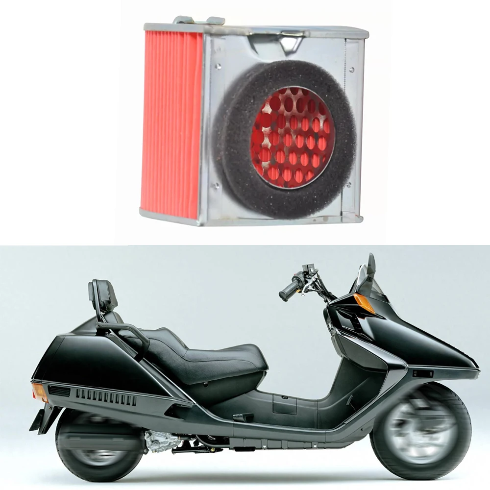 17214-KS4-000 For Honda Scooter CN250 Helix1986-2007 Metal Red Air Filter Intake Cleaner Accessories